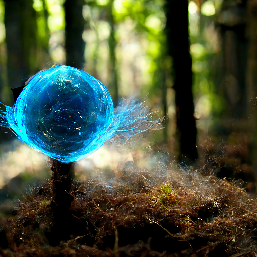 Electric Blue Ball