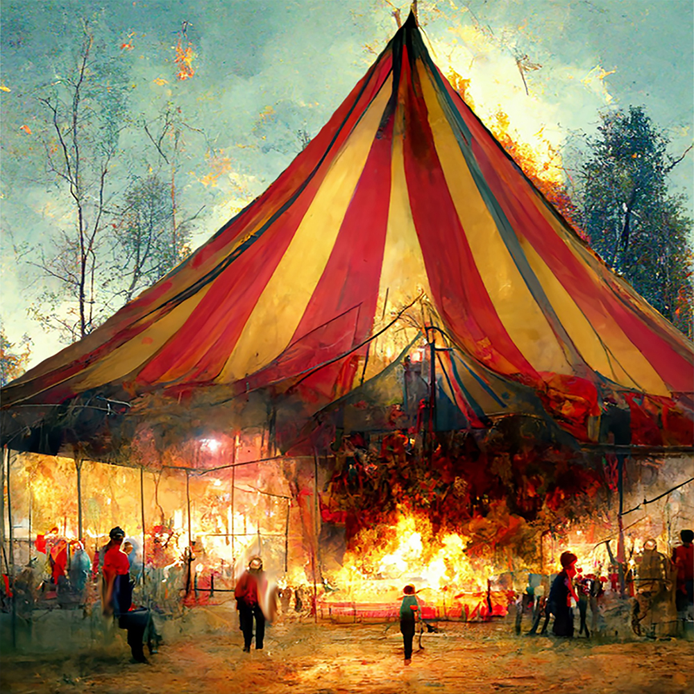 Fire at tent revival