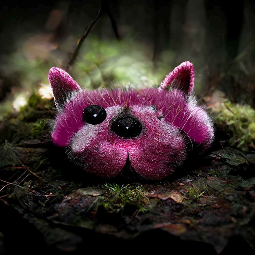 Pink Raccoon Slippers